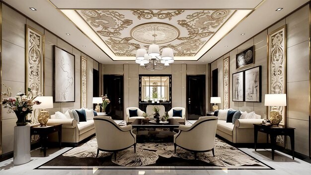 Exclusive luxury home featuring state-of-the-art facilities and elegant decor