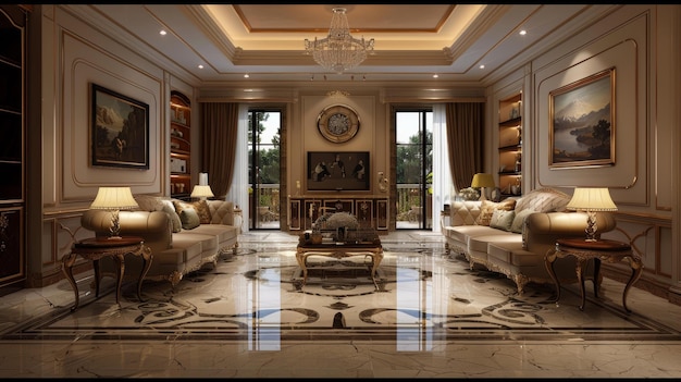 Premium villa rental in Singapore with spacious living areas and luxury appointments