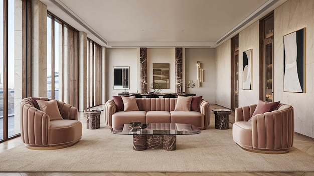 High-end residential estate displaying refined aesthetics and professional landscaping