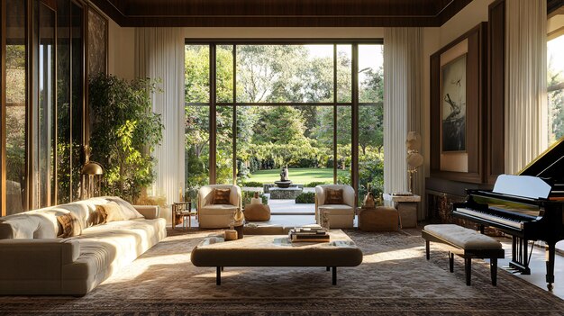 Upscale mansion rental showcasing sophisticated interiors and exclusive features